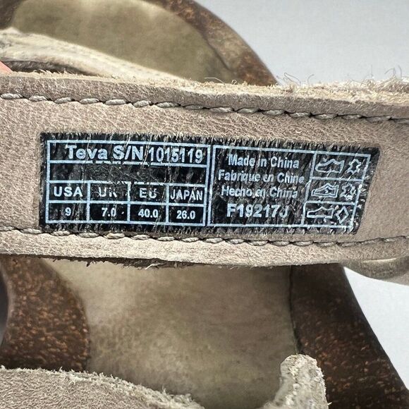 Teva Women's Size 9 Ysidro Stappy‎ Wedge Sandals - Picture 11 of 11